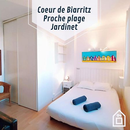Lalanne Btz, Duplex Jardinet Pres De La Plage Biarriz Exterior foto