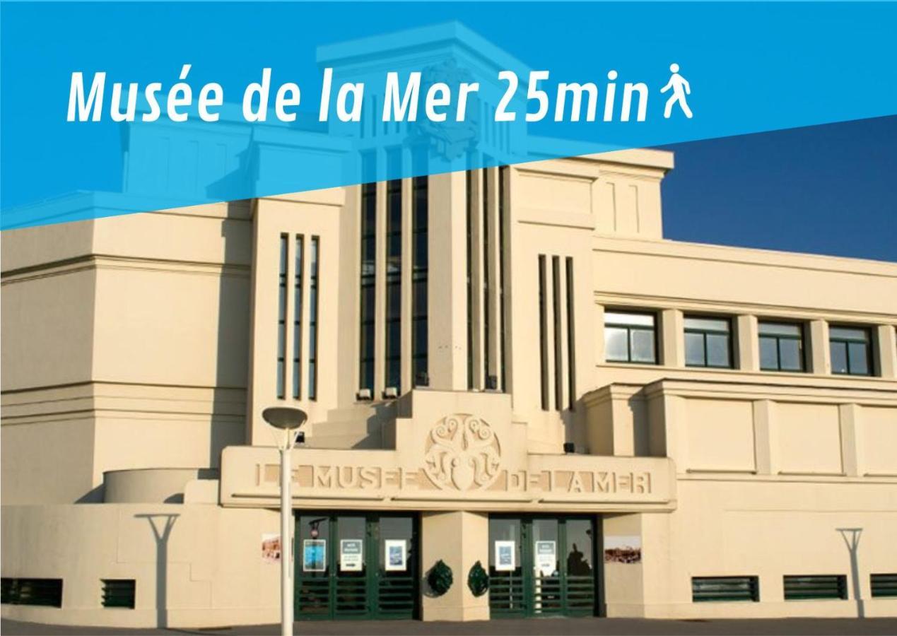 Lalanne Btz, Duplex Jardinet Pres De La Plage Biarriz Exterior foto