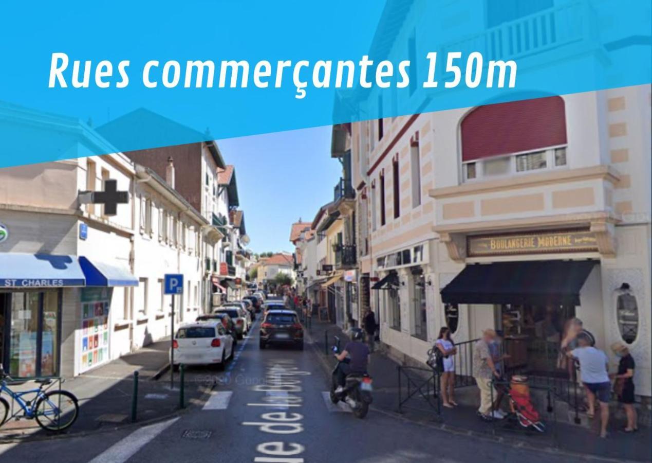 Lalanne Btz, Duplex Jardinet Pres De La Plage Biarriz Exterior foto